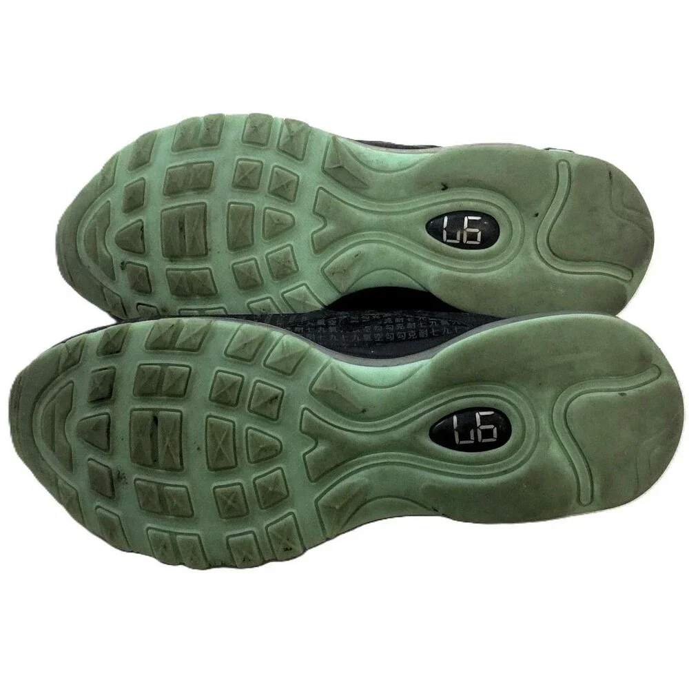 Nike Air Max 97 Matrix Green Glow Black Mens Size 10.5 921826-017
